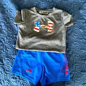 Under Armour 24 Months Shorts and Shirt